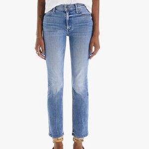 MOTHER The Mid Rise Dazzler Ankle in We The Animals Wash Size 34 Jeans Stretch